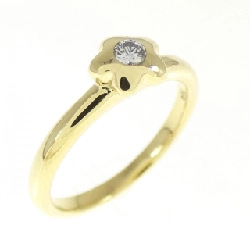 Nhẫn kim cương K18YG 0.05CT