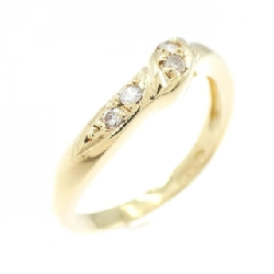 Nhẫn kim cương K18YG 0.07CT - Hàng hiệu Chính hãng