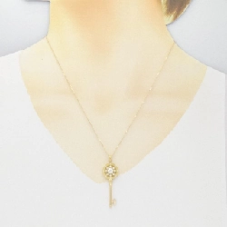 Dây chuyền kim cương K18YG 0.319CT G SI2 Tốt - Hàng hiệu Chính hãng 873612