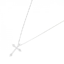 Dây chuyền kim cương PT900/PT850 chéo 0.35CT - Hàng hiệu chính hãng 861758