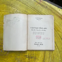 VĂN PHẠM TIẾNG ANH - NGUYỄN KIM SƠN Giáo Sư 731030