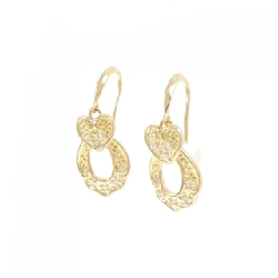 K18YG Bông tai kim cương hình trái tim 0.18CT - Hàng hiệu Chính hãng 868658