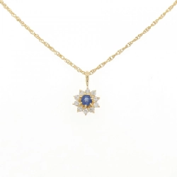 K18YG Sapphire Necklace 0.20CT - Hàng hiệu Authentic