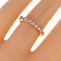 Nhẫn kim cương K18YG 0.19CT 673707