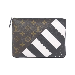 Túi xách Louis Vuitton Monogram (Jacket Illustre) Pochette Platt M62381 - Hàng hiệu Authentic