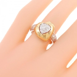 Nhẫn kim cương hình trái tim K18WG/K18YG 0.35CT 668933