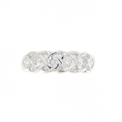 Nhẫn kim cương K18WG 0.52CT 670368