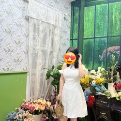 Váy cổ yếm chất xốp 478796