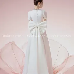 Váy cưới Meo store, size M, đơn giản, sang trọng  1010001