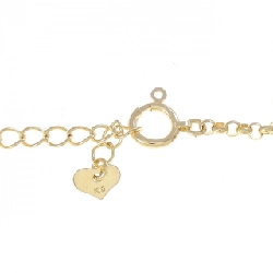 K18YG Dây chuyền hình trái tim - Hàng hiệu Authentic 873020