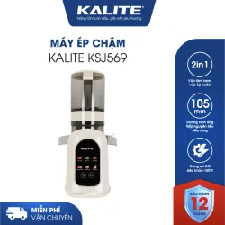 Máy ép chậm Kalite KSJ569 ép kiệt bã 99% không sinh nhiệt tích hợp làm kem 572353