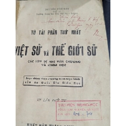 Việt sử và thế giới sử - Nguyễn Văn Mùi 504700