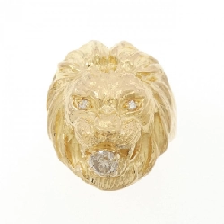 Nhẫn kim cương K18YG hình sư tử 0.27CT - Hàng hiệu Authentic 846984