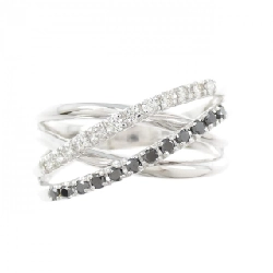 Nhẫn kim cương K18WG 0.30CT 666952