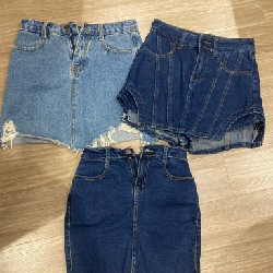 Chân váy, quần jeans đồng giá 50k