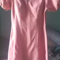 Đầm chữ A màu hồng ruốc size S/M  1053557