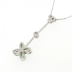 Dây chuyền garnet hoa PT900/PT850 1.04CT - Hàng hiệu Authentic 867508