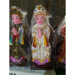 Tôn tượng Bà ngũ hành 5 màu 27cm đất nung đẹp - MÀU VÀNG 1004740