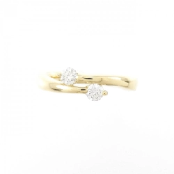 Nhẫn nhẫn ngón tay kim cương K18YG 0.15CT 672651