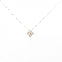 K18YG Hoa Nhài Kim Cương Dây Chuyền 0.20CT - Hàng hiệu Chính hãng