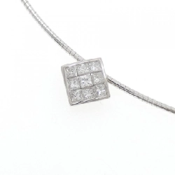 Dây chuyền kim cương Pave PT900/K18WG 0.50CT - Hàng hiệu Chính hãng 857687