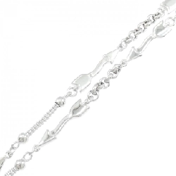 K18WG Vòng tay kim cương 0.37CT - Hàng hiệu Chính hãng 872809