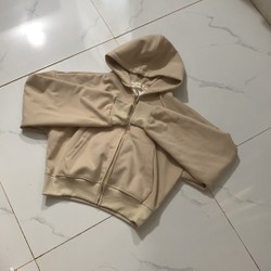 Áo Hoodie croptop nữ size SM 50kg đổ lại