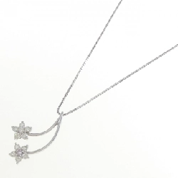 K18WG Hoa Hồng Kim Cương Dây Chuyền 0.03CT - Hàng hiệu Chính hãng 862132