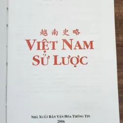 Sách lịch sử của nhà sử học Trần Trọng Kim: VIỆT NAM SỬ LƯỢC (621 trang, bìa cứng) 747975