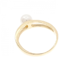 Nhẫn ngọc trai Akoya K18YG 6.1mm 667387