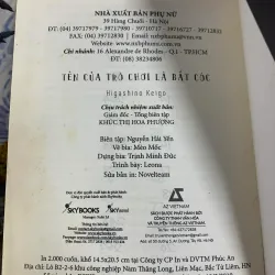 Tên Của Trò Chơi Là Bắt Cóc - Higashino Keigo 928050