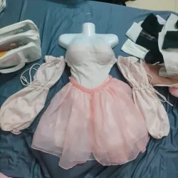 váy nhiều tầng, form đẹp, vải gấm 798883