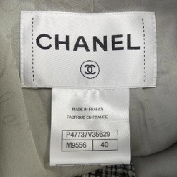 Jacket không cổ CHANEL P47737V35629 628431