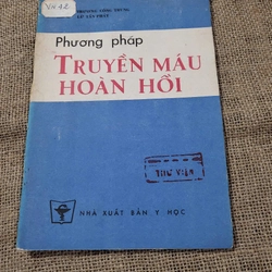 Truyền máu hoàn hồi- sách mỏng 436074