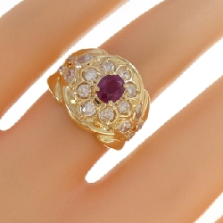 Nhẫn Ruby K18YG 0.68CT - Hàng hiệu Chính hãng 853594