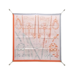 Khăn quàng cổ HARNAIS DE TIMON của Hermès 003279S