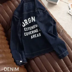 Áo khoác jean icondenim màu đen xanh size S 973464