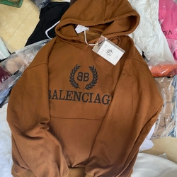 Áo hoodie balen nâu nguyên tag