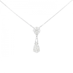 K18WG Dây chuyền kim cương 0.50CT - Hàng hiệu Chính hãng