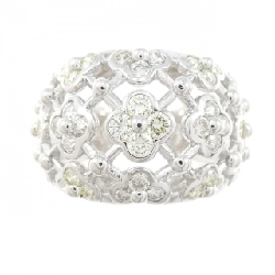 Nhẫn kim cương hoa K18WG 1.32CT - Hàng hiệu Authentic 850342