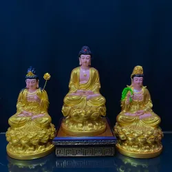 Tượng A DI Đà Ngồi 30 vẻ vàng composite mới 100% 787168