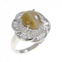 Nhẫn Chrysolite Cat's Eye PT900 2.95CT - Hàng hiệu Chính hãng