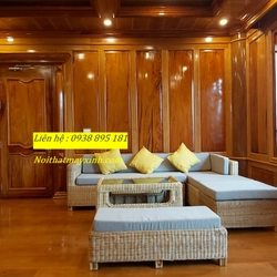 Sofa mây tự nhiên phòng khách bảo hành 12 tháng 365795