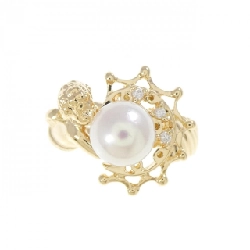 Nhẫn ngọc trai Akoya K18YG 7.2mm - Hàng hiệu Chính hãng 849860