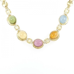 Dây chuyền đá màu 18KYG - Hàng hiệu Authentic