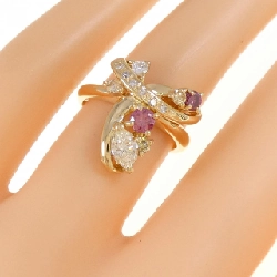 Nhẫn kim cương K18YG 0.350CT 667731