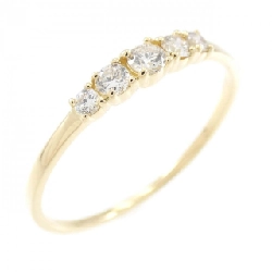 Nhẫn kim cương K18YG 0.16CT - Hàng hiệu chính hãng