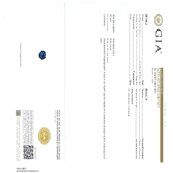 Nhẫn Sapphire không nung PT900 0.79CT xuất xứ từ Myanmar 673164