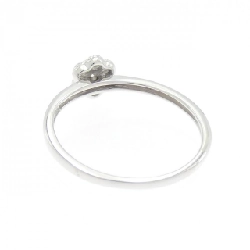 Nhẫn kim cương hoa K18WG 0.12CT - Hàng hiệu Authentic 853808