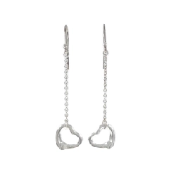 Bông tai Tiffany Open Heart Drop - Hàng hiệu Authentic